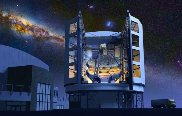 The sky, mirror, The giant Magellan telescope