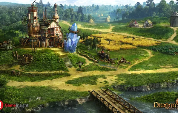 Crystal, dragon eternity, crystal meadow