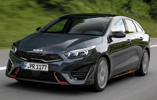 Speed, track, sedan, KIA, exterior, 2021, Kia ProCeed GT