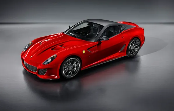 Red, Ferrari, sports car, 599 GTO