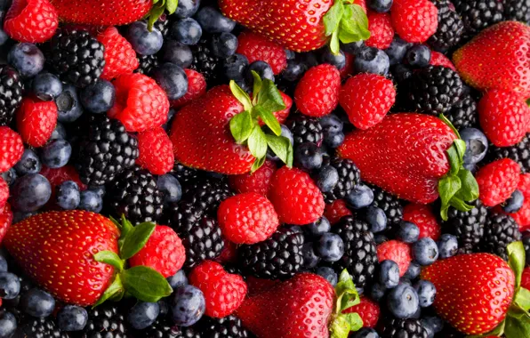 Picture berries, raspberry, strawberry, BlackBerry, blueberries