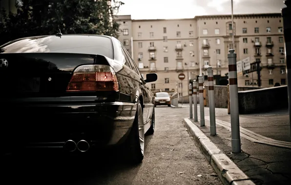 Picture Wallpaper, lights, BMW, Car, wallpapers, Boomer, seven, Beha