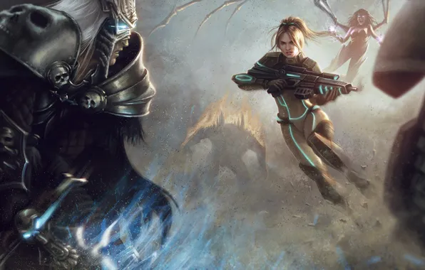 Chest, feet, body, costume, starcraft, warcraft, arthas, sarah kerrigan