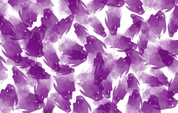 Picture paint, texture, rabbit, watercolor