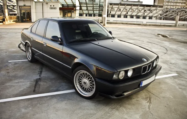 BMW, E34, BBS