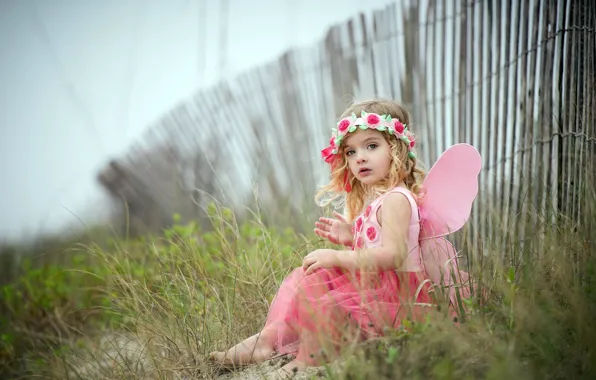 Picture summer, background, girl