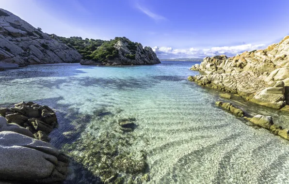 Picture sand, sea, summer, water, rocks