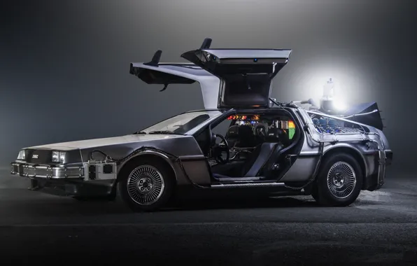 Light, Back to the Future, sci fi, The DeLorean