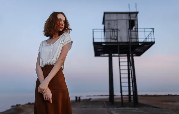 The wind, freckles, redhead, ginger, Aleks Five