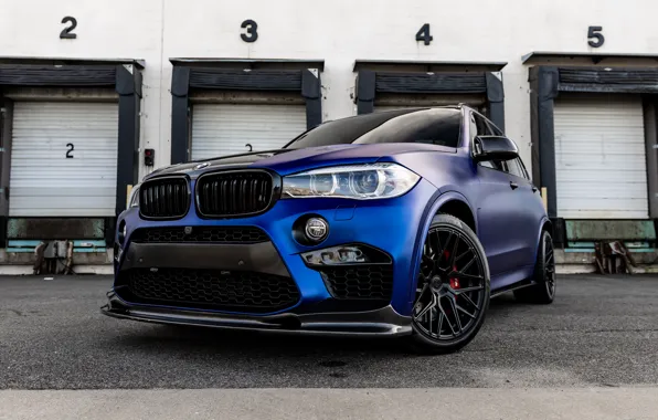 BMW, Blue, X5M, Wheels, BMW X5M