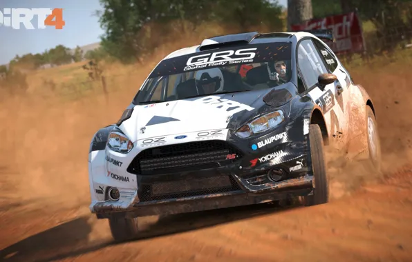Car, girl, game, Dirt, race, man, speed, fast