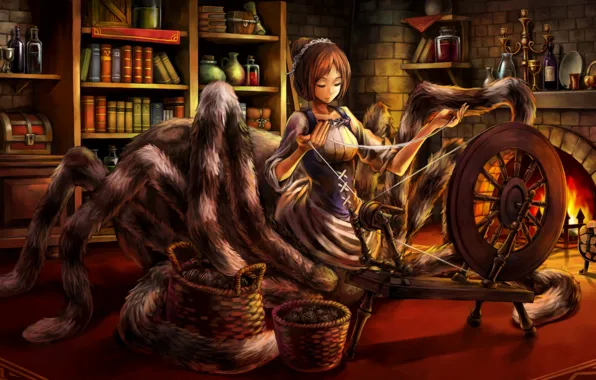 Spider, Dragon's Crown, thread