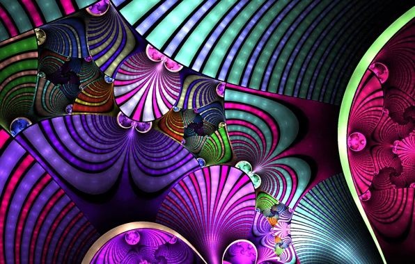 Picture line, strip, pattern, color, arc, layer