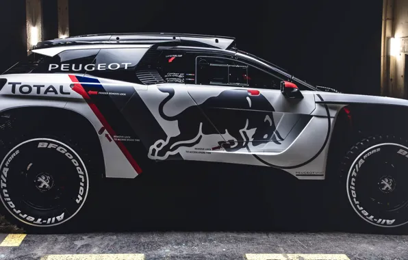 Auto, Machine, Peugeot, Red Bull, Rally, Dakar, Dakar, SUV