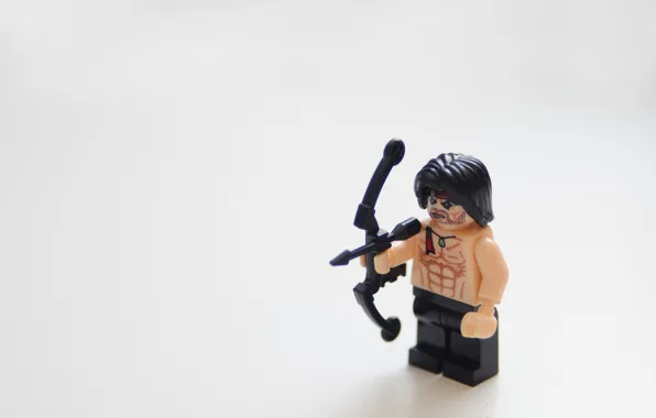 Picture the film, lego, toy, LEGO, movie, rambo, Rambo, stallone