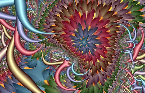 Pattern, color, bright