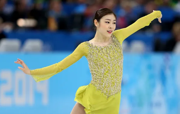 Girl, figure, Yuna, Nice, Kim, Skating, Corea, Olimpic