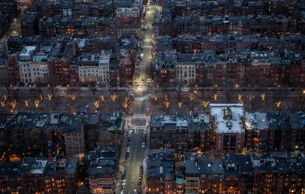 The city, Boston, Massachusetts
