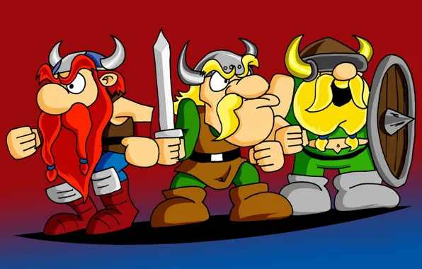 Sega, Eric, Olaf, Olaf, Erik, platformer, lost vikings, The lost Vikings