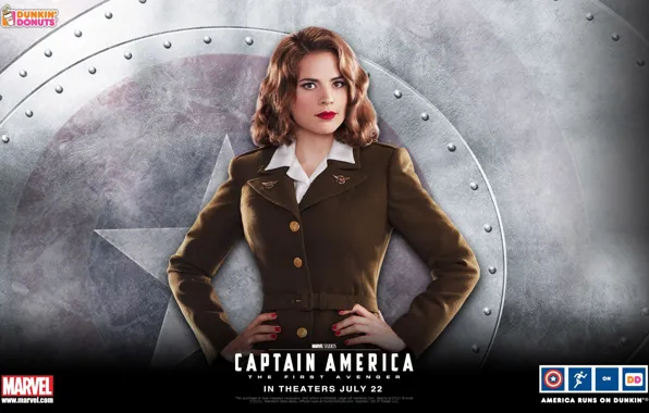 Picture Marvel, the first avenger, Capitan America, agent Carter, agent Karter