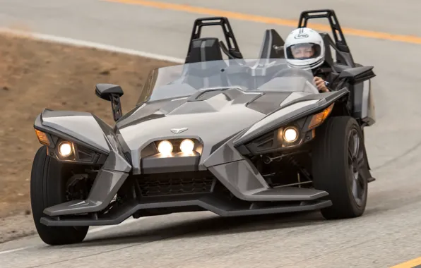 Beautiful, comfort, hi-tech, Polaris, Slingshot, technology, sporty, tricycle