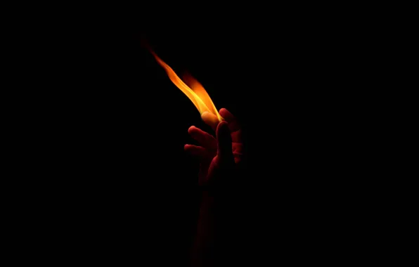 Picture background, fire, hand