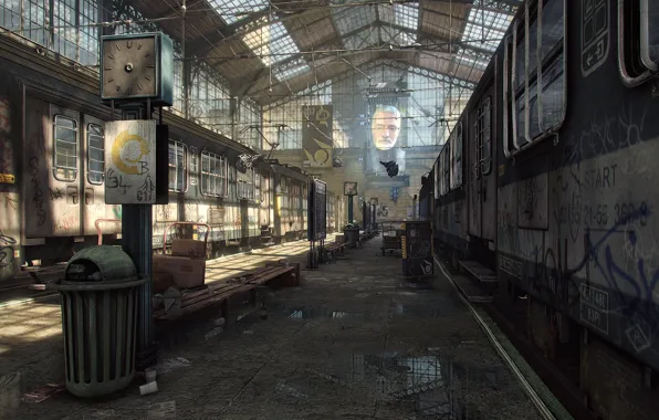 Picture rendering, game, Half-Life 2, City 17, UDK, Unreal Engine, Logithx