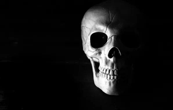 Picture background, skull, Happy Halloween
