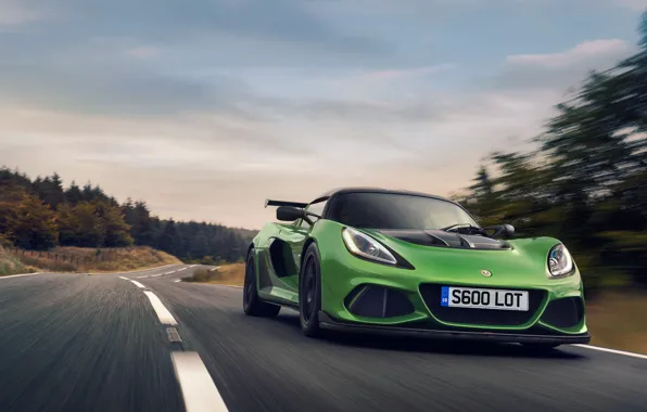 Machine, green, coupe, Lotus, Lotus, sports car