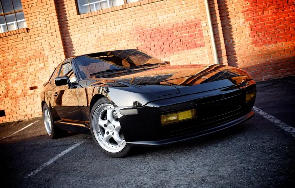 Picture auto, black, Porsche, Porsche, 1989, 944