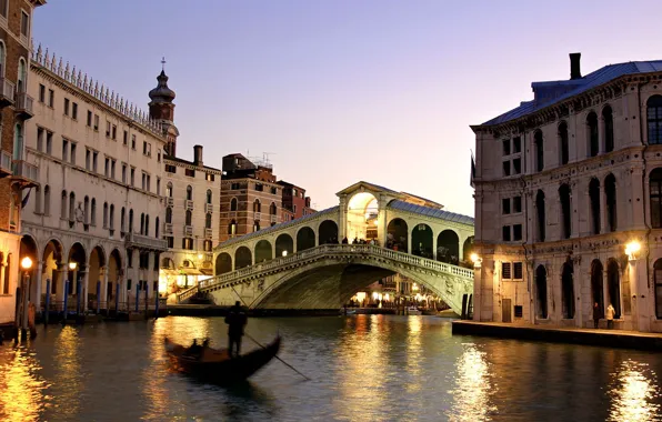 Picture bridge, Italy, Venice