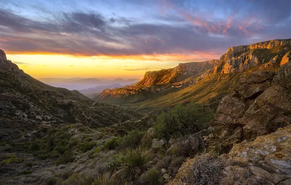 Mountains, USA, USA, Beauty, Texas, Mountains, Texas, Big Bend National Park