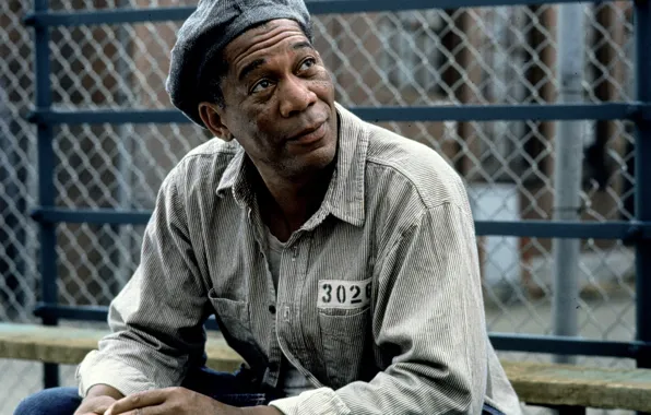 Morgan Freeman, Morgan Freeman, Ellis Boyd 'Red' Redding, The Shawshank redemption, The Shawshank Redemption