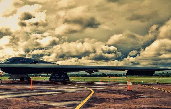 Picture bomber, the airfield, Northrop, strategic, B-2A Spirit