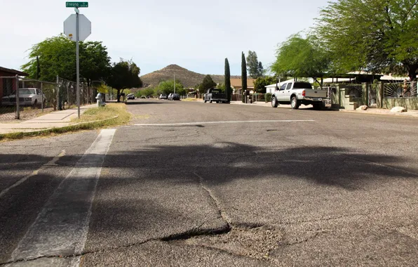 Road, machine, the city, street, AZ, Arizona, Tucson Street, Safford
