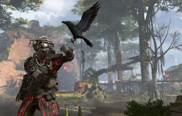 Being, mask, glasses, Raven, Apex Legends