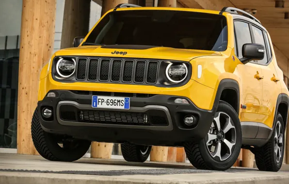 Front view, 2018, Jeep, Trailhawk, Renegade