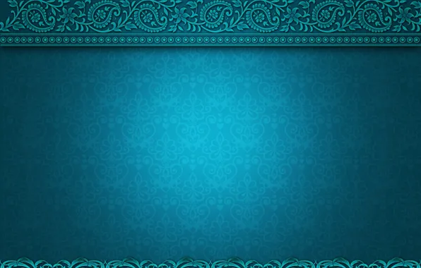 Pattern, texture, ornament, turquoise, vintage