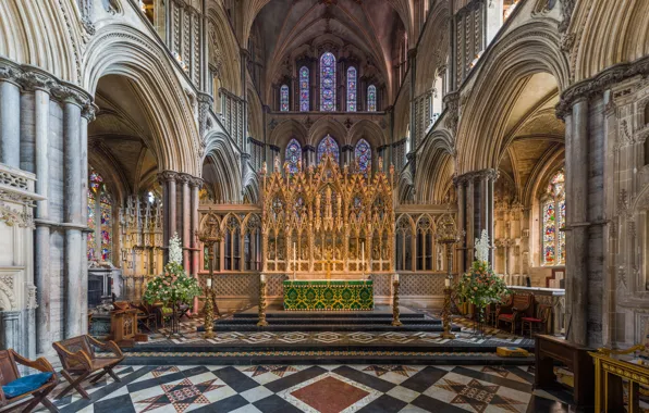 Picture interior, Cambridgeshire, UK, Diliff, Ely Cathedral