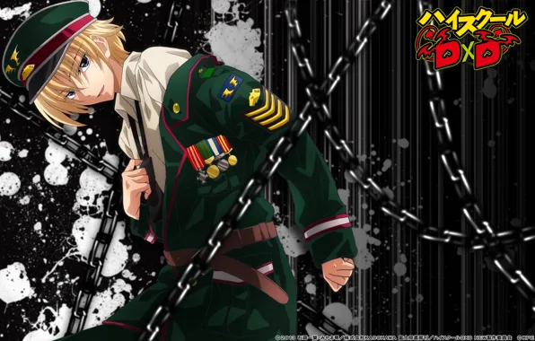 Anime, art, guy, Highschool DxD