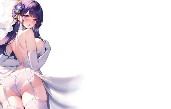 Girl, hot, ass, wet, boobs, anime, figure, butt