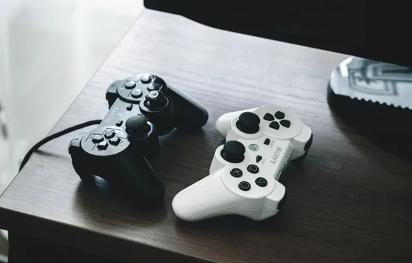 Picture style, Sony, white. black, Dualshock