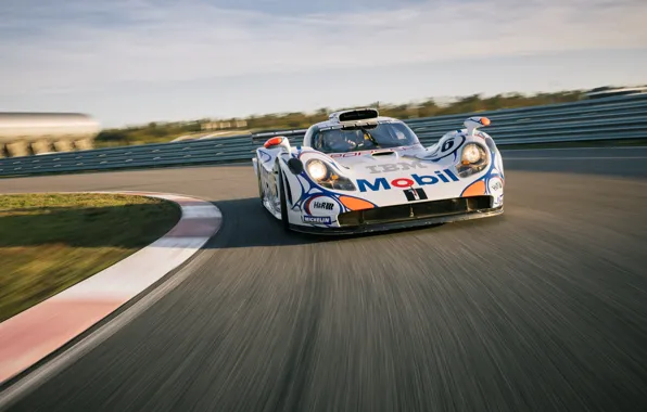 Road, Porsche, Sports car, Front, Sportscar, Porsche 911 GT1