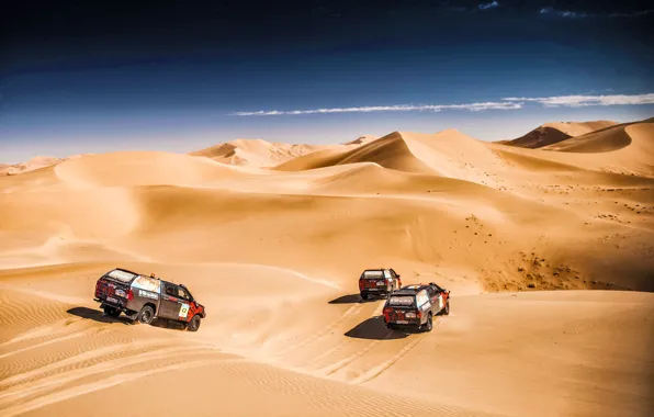 The sky, Sand, Nature, Speed, three, Beauty, Toyota, Rally