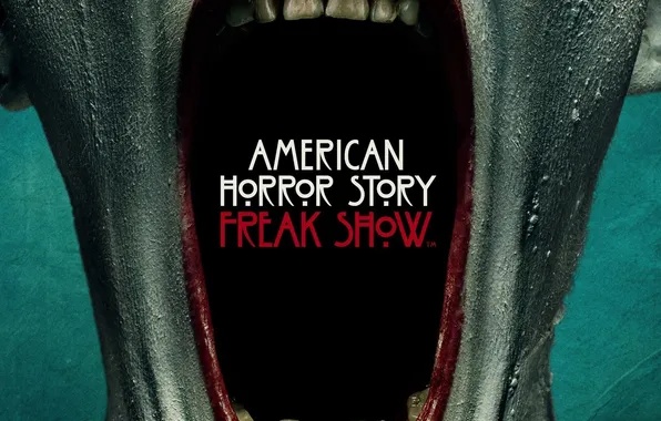 Picture horror, ghost, man, face, spirit, scream, teeth, American Horror Story