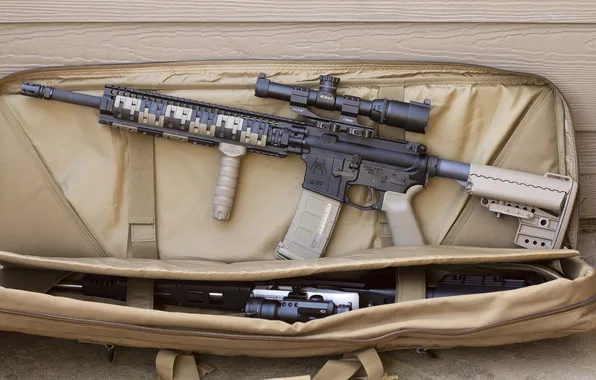 Weapons, assault rifle, magpul