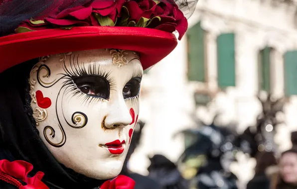 Picture mask, Italy, Venice, carnival, Venice