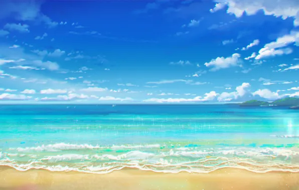 Sea, summer, the sky
