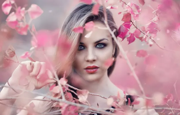 Picture makeup, Alessandro Di Cicco, Pink Flowers