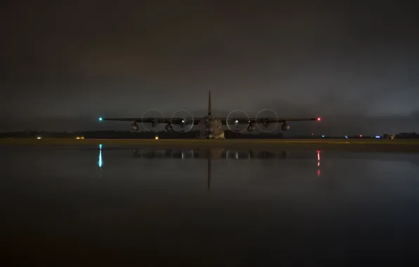 Wallpaper The Plane, Usaf, C-130 Hercules, C-130, Military Transport 